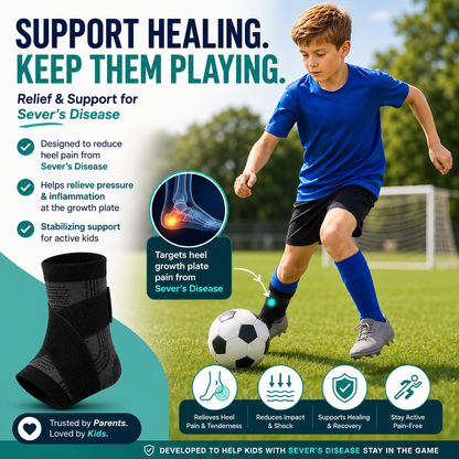 HeelHero - Youth Heel & Growth Plate Support Sleeve
