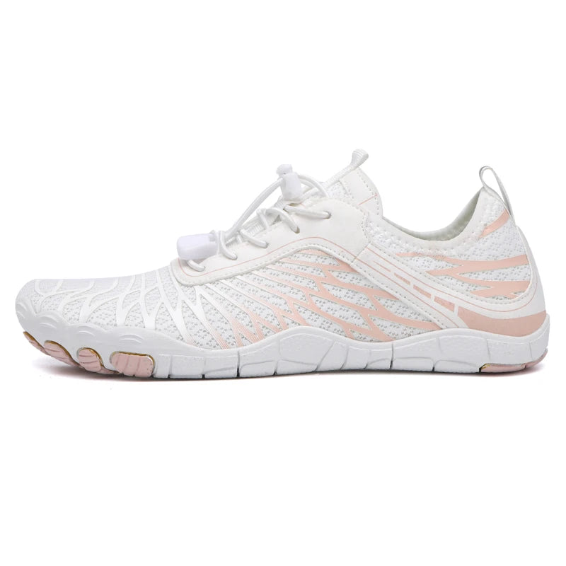 Quick-Dry Anti-Slip Couple Aqua Shoes Summer Beach Swimming Wading Breathable Creek Tracing Water Shoes for Men and Women