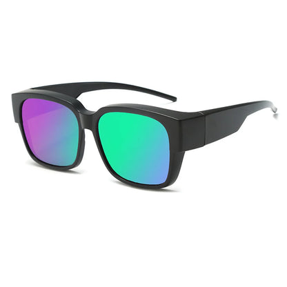 New Fashion Polarized Sunglasses Cover over Myopia Prescription Glasses Portable Men Women Vintage Fishing Driving Eyewear