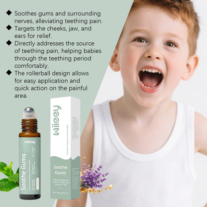 Baby Teething Comfort Roller - Relieves Gum Discomfort, Gentle Care for Little Ones, Parent-Approved