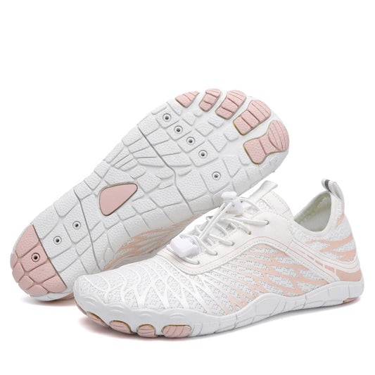 Quick-Dry Anti-Slip Couple Aqua Shoes Summer Beach Swimming Wading Breathable Creek Tracing Water Shoes for Men and Women