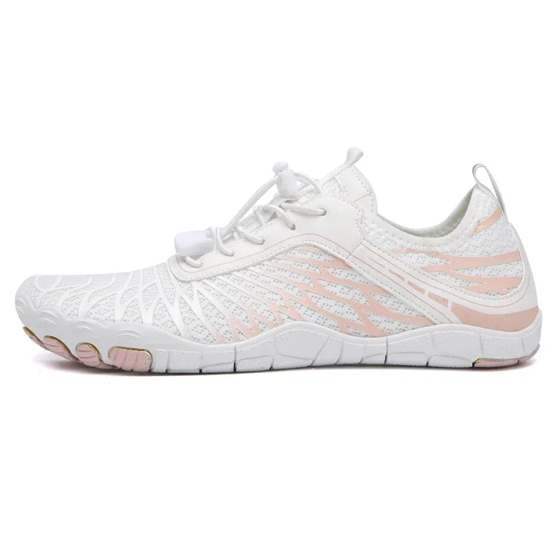 Quick-Dry Anti-Slip Couple Aqua Shoes Summer Beach Swimming Wading Breathable Creek Tracing Water Shoes for Men and Women